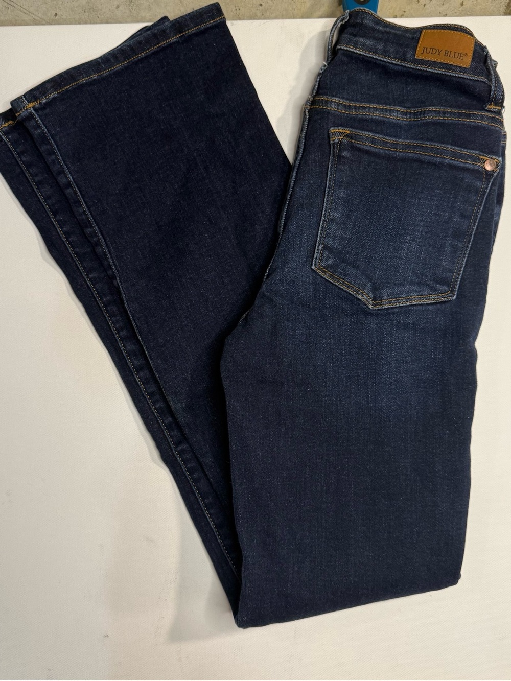 Judy Blue Men’s Dark Indigo Slim Straight Jeans